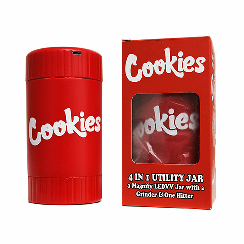 Cookies 4 in 1 Airtight LED Magnifying Jar