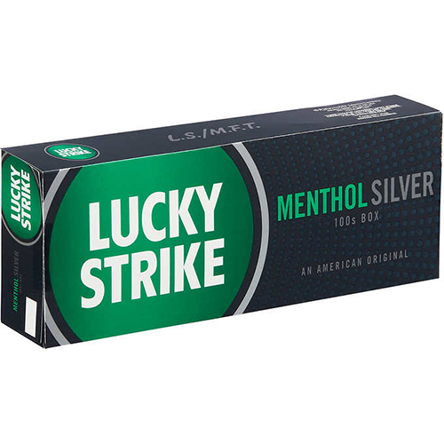 Lucky Strike Menthol Silver 100 Box - Lehigh Wholesale Inc.